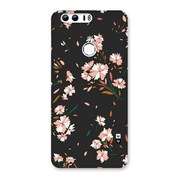 Floral Petals Peach Back Case for Honor 8