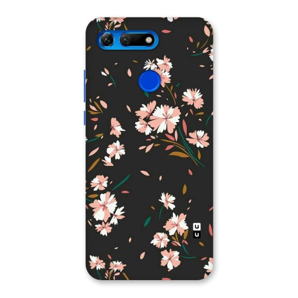 Floral Petals Peach Back Case for Honor View 20