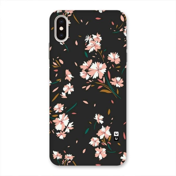 Floral Petals Peach Back Case for iPhone XS Max