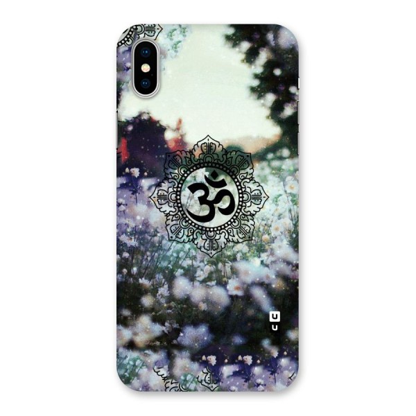 Floral Pray Back Case for iPhone XS