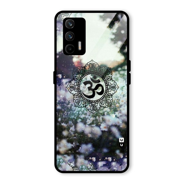 Floral Pray Glass Back Case for Realme X7 Max