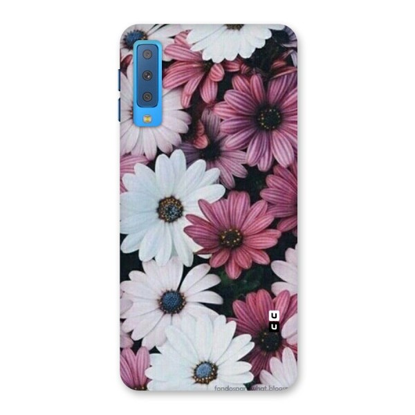 Floral Shades Pink Back Case for Galaxy A7 (2018)