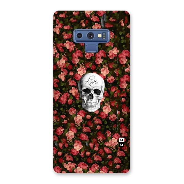Floral Skull Love Back Case for Galaxy Note 9