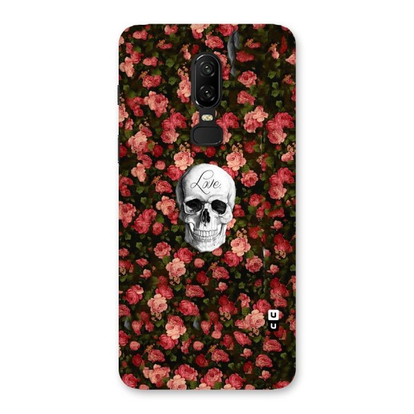 Floral Skull Love Back Case for OnePlus 6