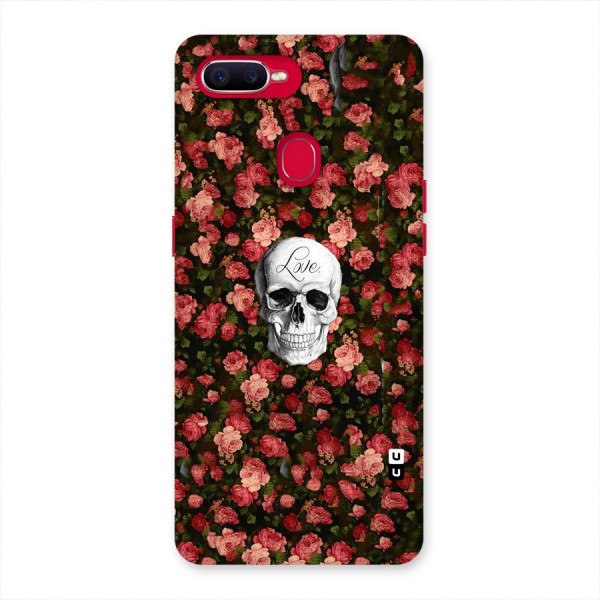 Floral Skull Love Back Case for Oppo F9 Pro