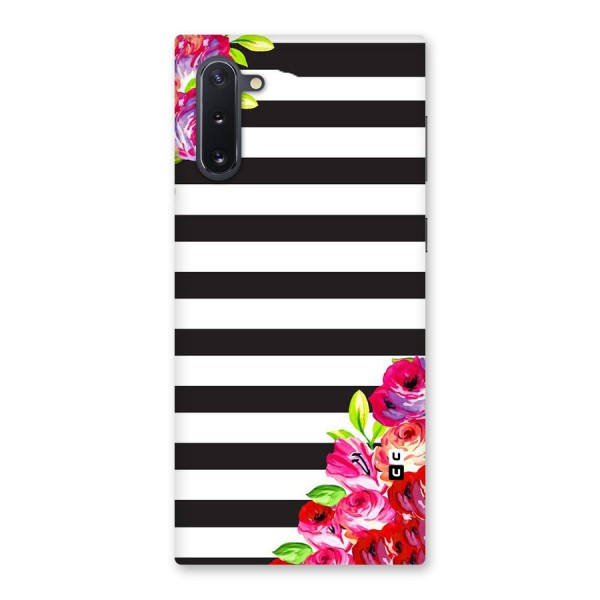 Floral Stripes Back Case for Galaxy Note 10