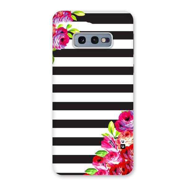 Floral Stripes Back Case for Galaxy S10e