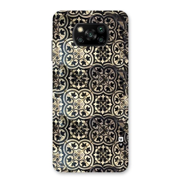 Floral Tile Back Case for Poco X3