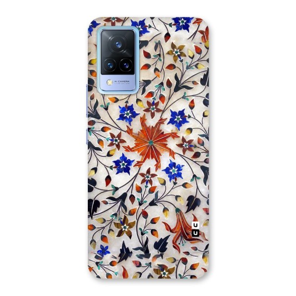 Floral Vintage Bloom Back Case for Vivo V21 5G