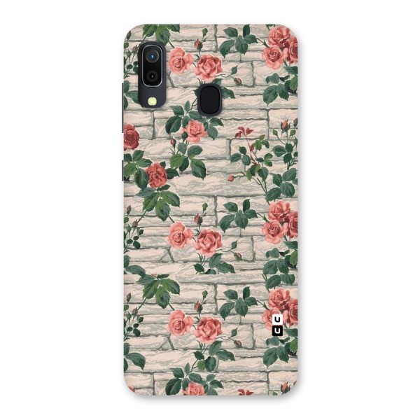 Floral Wall Design Back Case for Galaxy A30