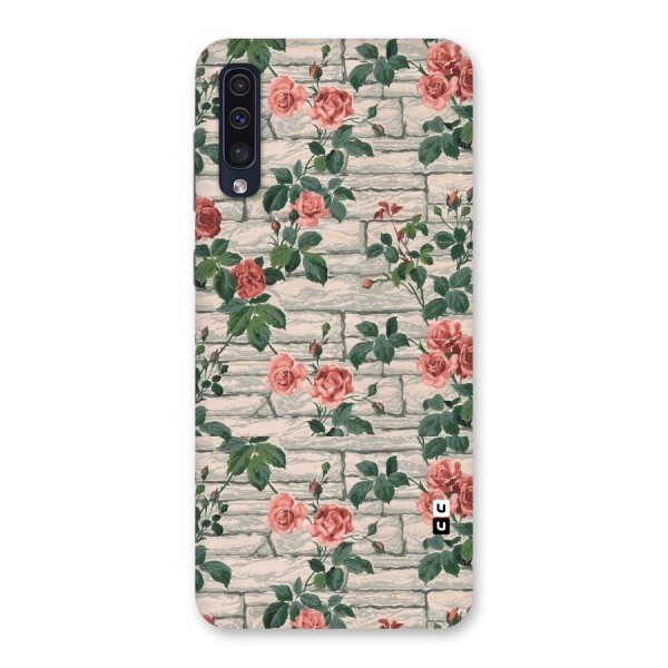 Floral Wall Design Back Case for Galaxy A50