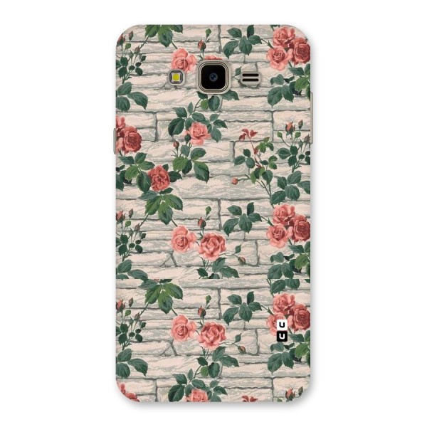 Floral Wall Design Back Case for Galaxy J7 Nxt