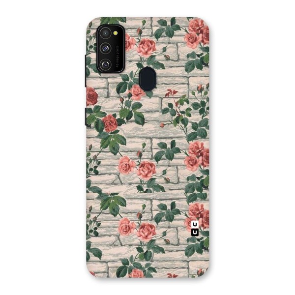 Floral Wall Design Back Case for Galaxy M30s