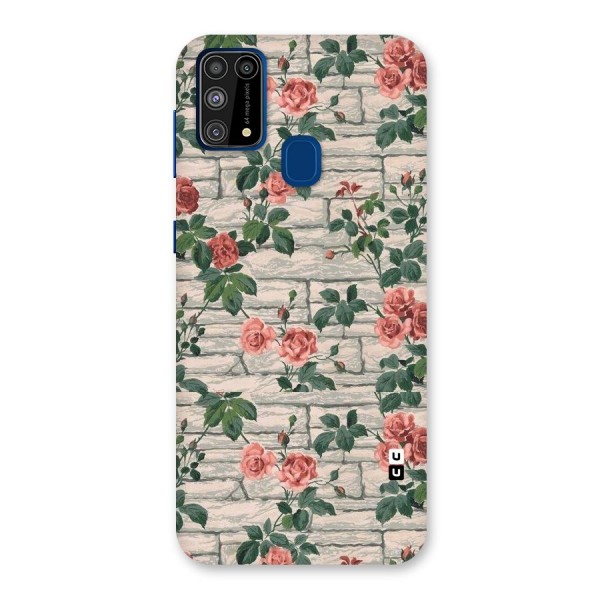 Floral Wall Design Back Case for Galaxy M31