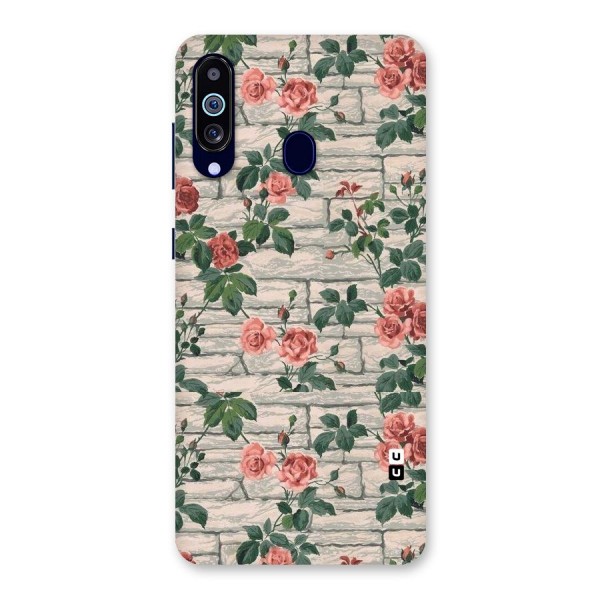Floral Wall Design Back Case for Galaxy M40