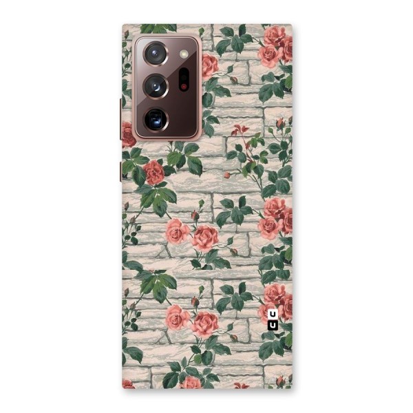 Floral Wall Design Back Case for Galaxy Note 20 Ultra