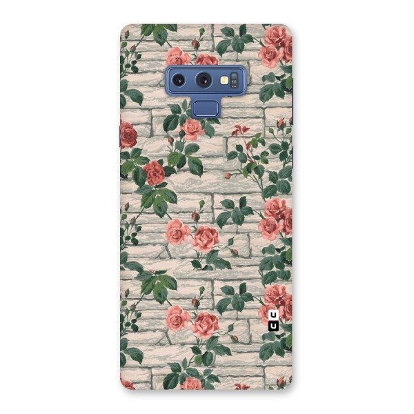 Floral Wall Design Back Case for Galaxy Note 9