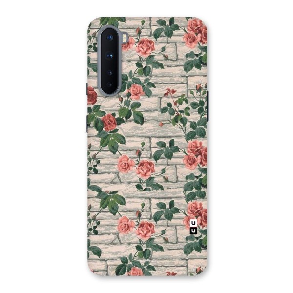 Floral Wall Design Back Case for OnePlus Nord