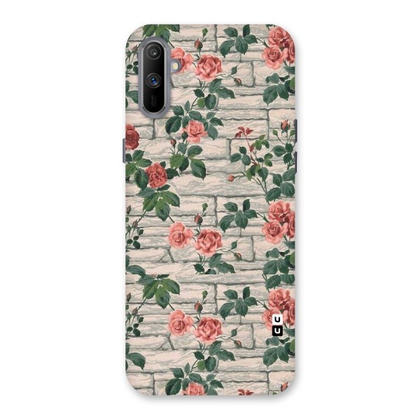 Floral Wall Design Back Case for Realme C3