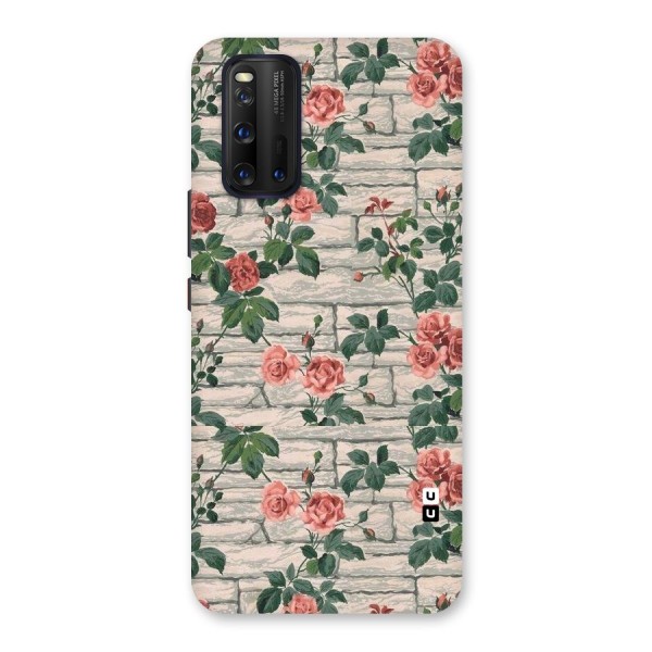 Floral Wall Design Back Case for Vivo iQOO 3