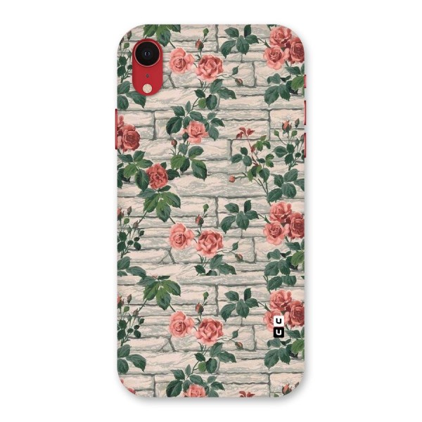 Floral Wall Design Back Case for iPhone XR