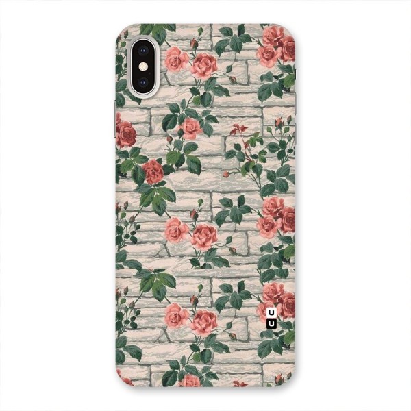 Floral Wall Design Back Case for iPhone XS Max