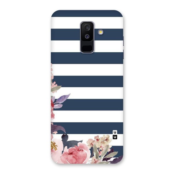 Floral Water Art Back Case for Galaxy A6 Plus