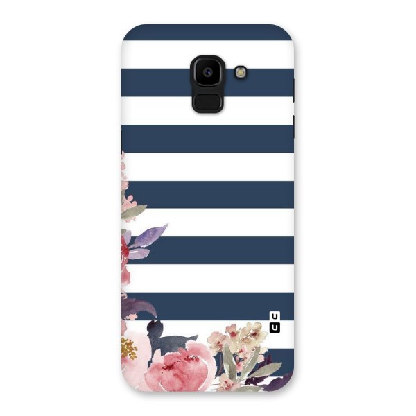 Floral Water Art Back Case for Galaxy J6