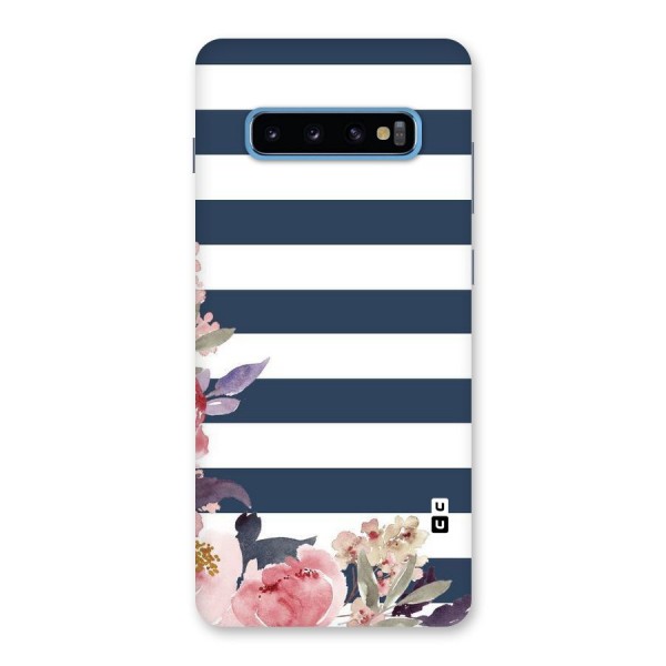 Floral Water Art Back Case for Galaxy S10 Plus