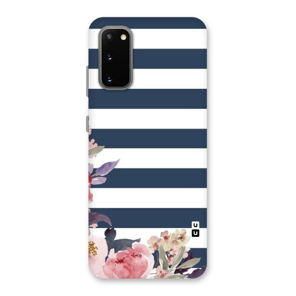 Floral Water Art Back Case for Galaxy S20