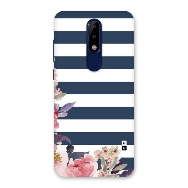 Floral Water Art Back Case for Nokia 5.1 Plus