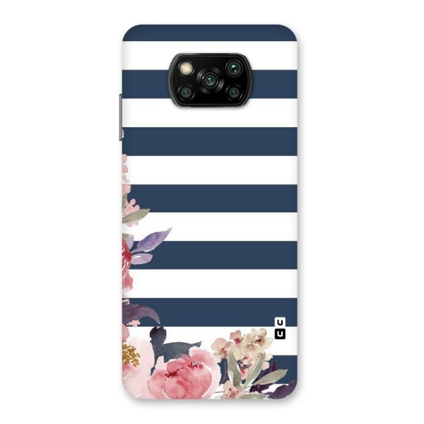 Floral Water Art Back Case for Poco X3