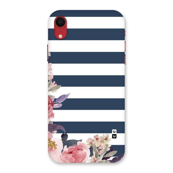 Floral Water Art Back Case for iPhone XR