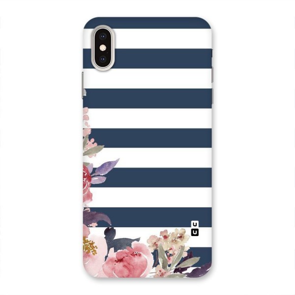 Floral Water Art Back Case for iPhone XS Max