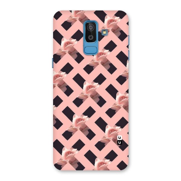 Floral X Design Back Case for Galaxy On8 (2018)