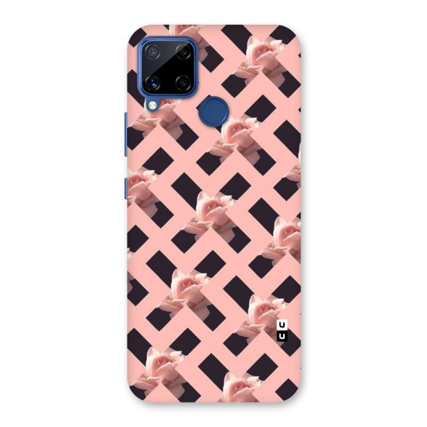 Floral X Design Back Case for Realme Narzo 30A