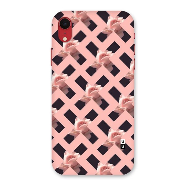 Floral X Design Back Case for iPhone XR