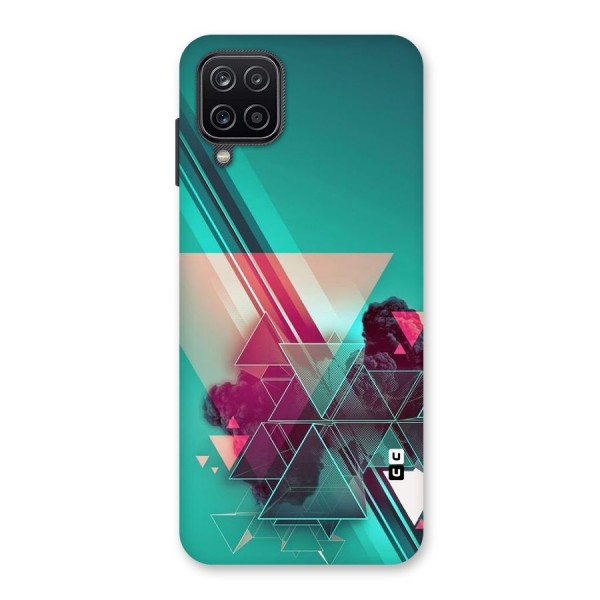 Floroscent Abstract Back Case for Galaxy A12