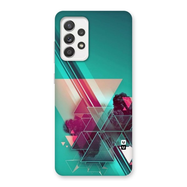 Floroscent Abstract Back Case for Galaxy A52