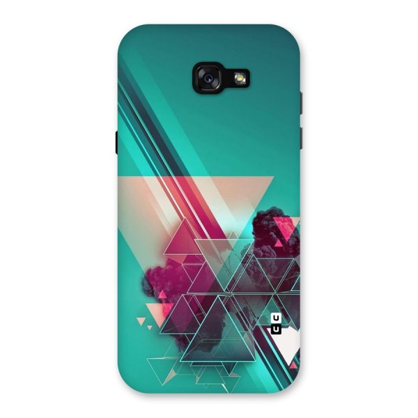 Floroscent Abstract Back Case for Galaxy A7 (2017)