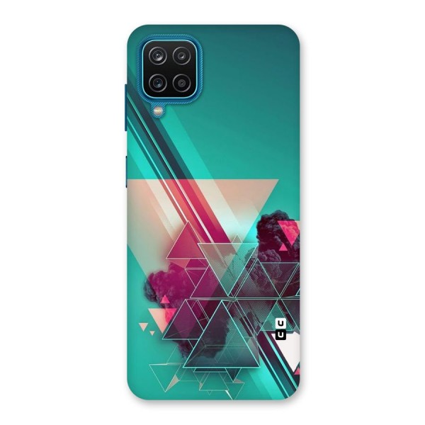 Floroscent Abstract Back Case for Galaxy F12