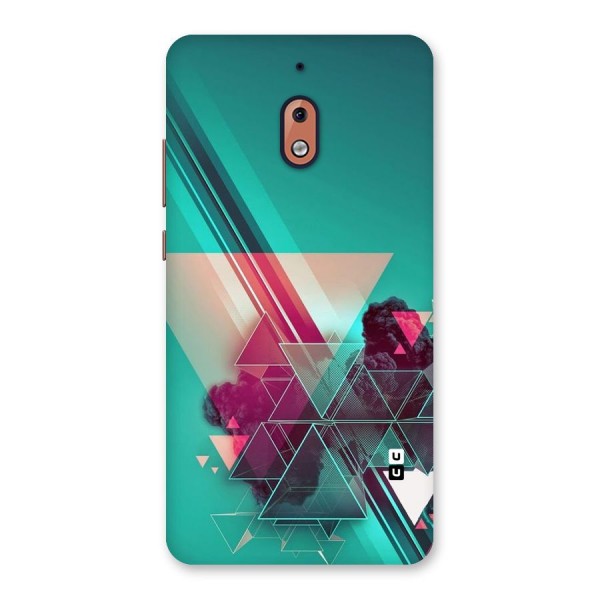 Floroscent Abstract Back Case for Nokia 2.1