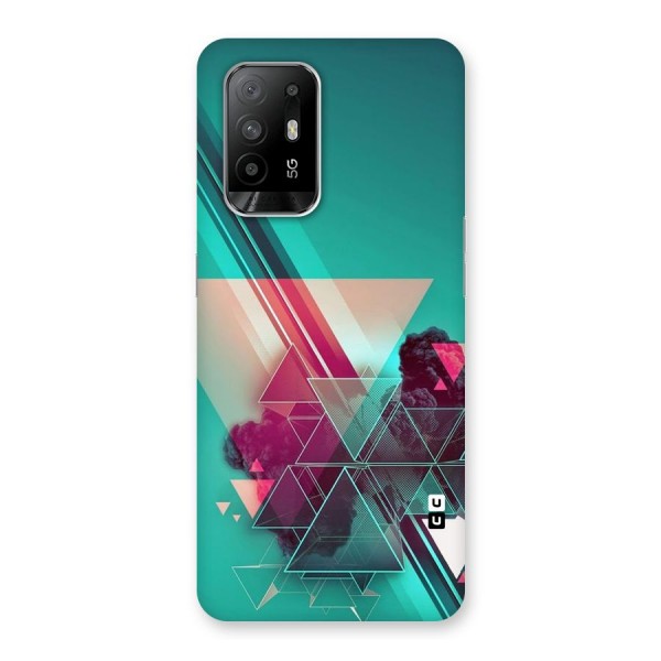 Floroscent Abstract Back Case for Oppo F19 Pro Plus 5G