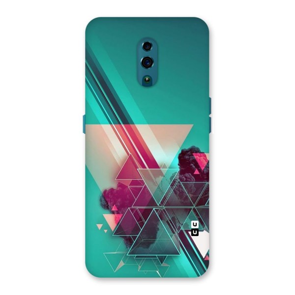 Floroscent Abstract Back Case for Oppo Reno
