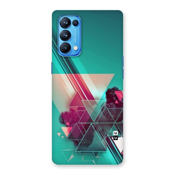 Floroscent Abstract Back Case for Oppo Reno5 Pro 5G