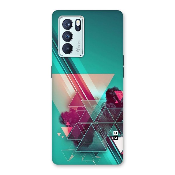 Floroscent Abstract Back Case for Oppo Reno6 Pro 5G