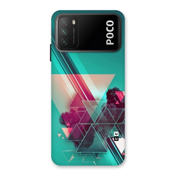Floroscent Abstract Back Case for Poco M3