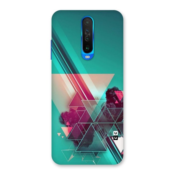 Floroscent Abstract Back Case for Poco X2