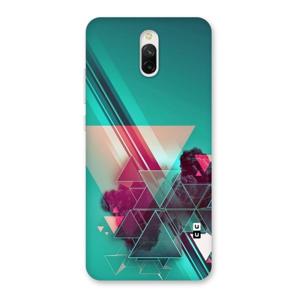 Floroscent Abstract Back Case for Redmi 8A Dual