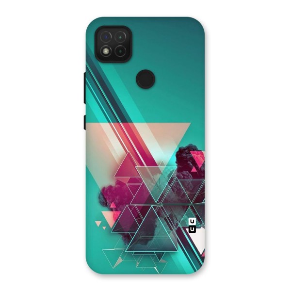 Floroscent Abstract Back Case for Redmi 9